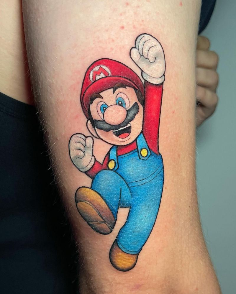 30 Unique Super Mario Tattoos You Will Love