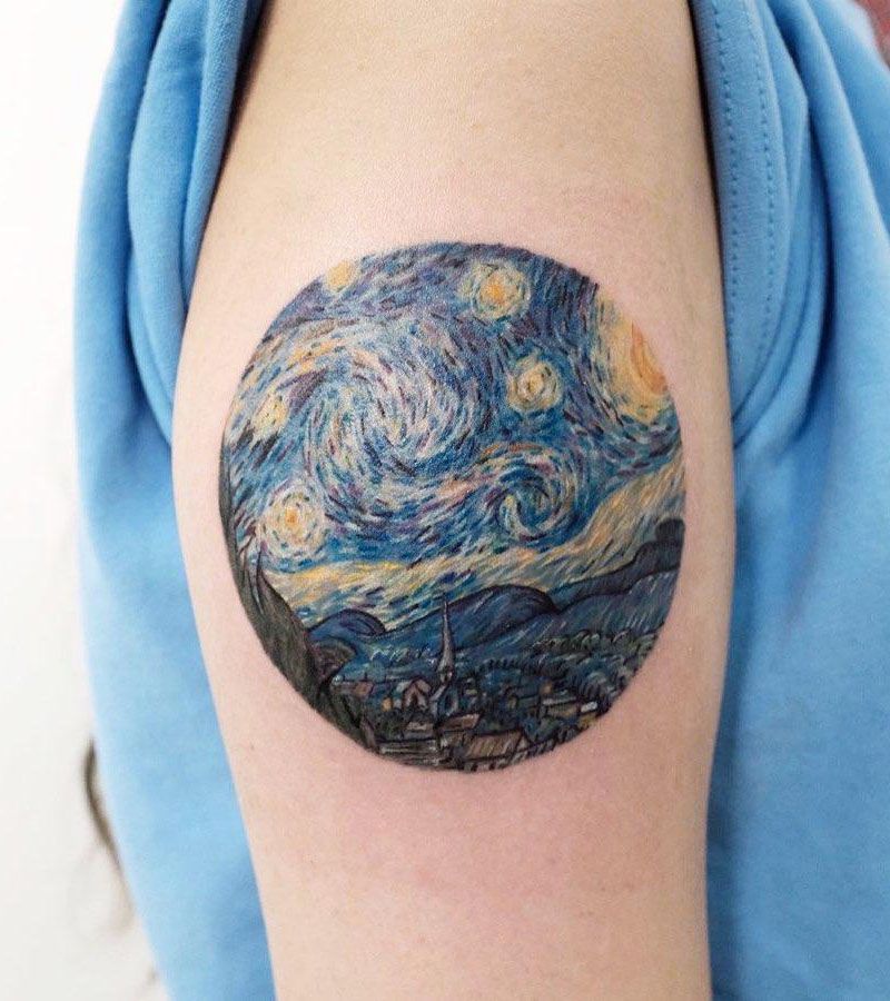 30 Pretty Van Gogh Tattoos for Your Inspiration