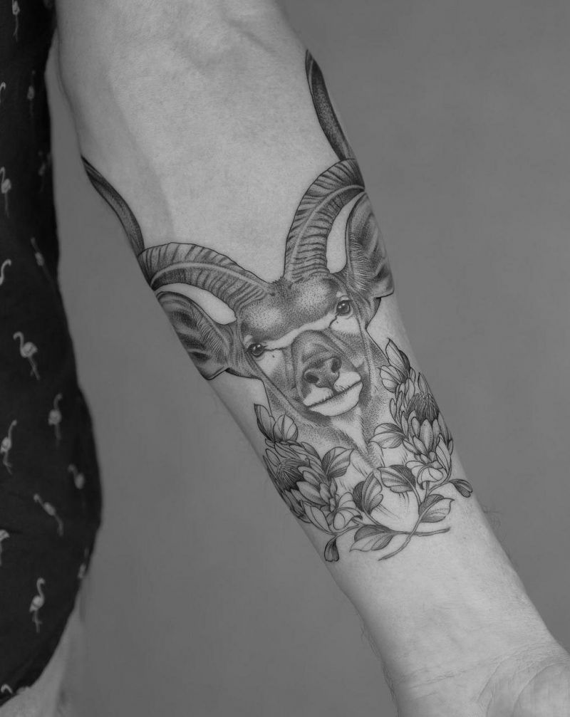 30 Pretty Antelope Tattoos You Will Love