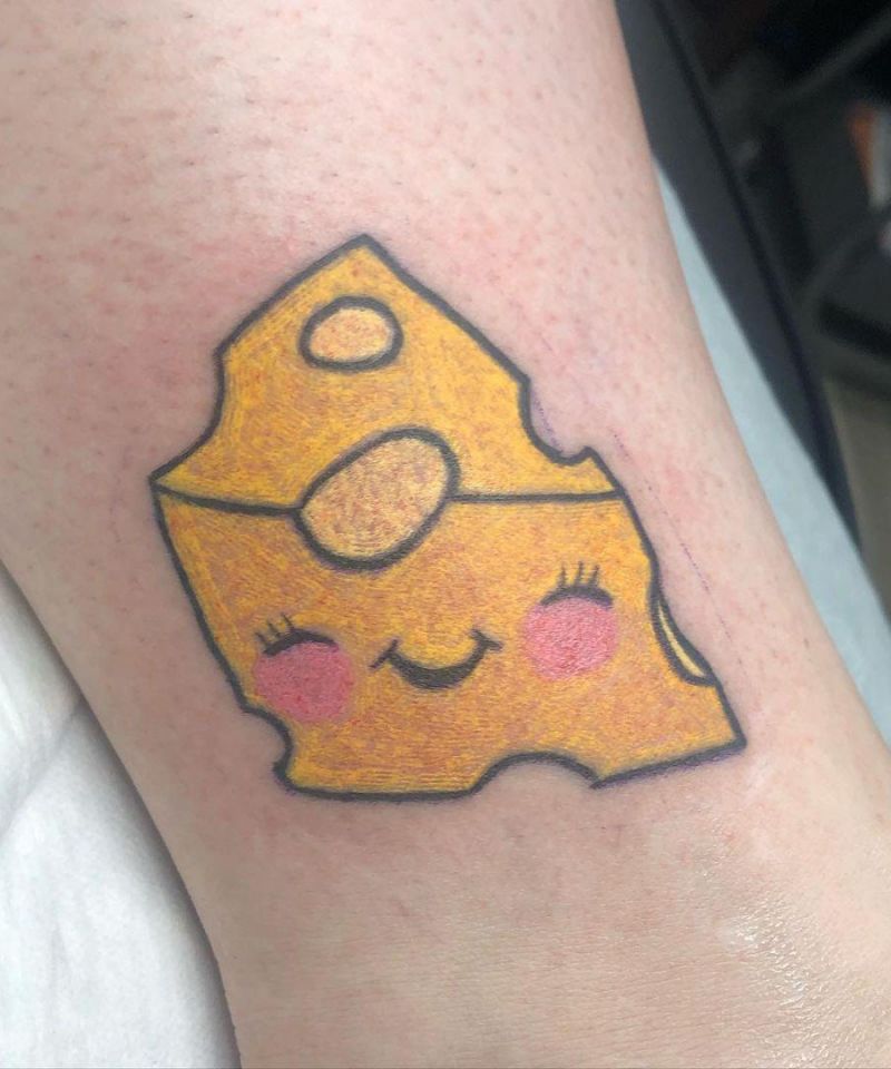 30 Unique Cheese Tattoos for Your Inspiration