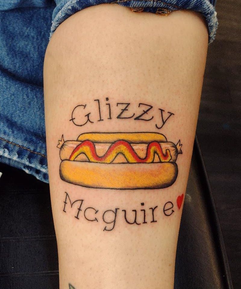 30 Cute Hot Dog Tattoos You Must Love