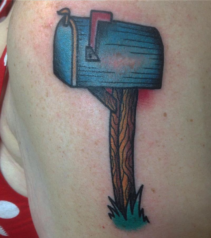 29 Unique Mailbox Tattoos Give You Ideas