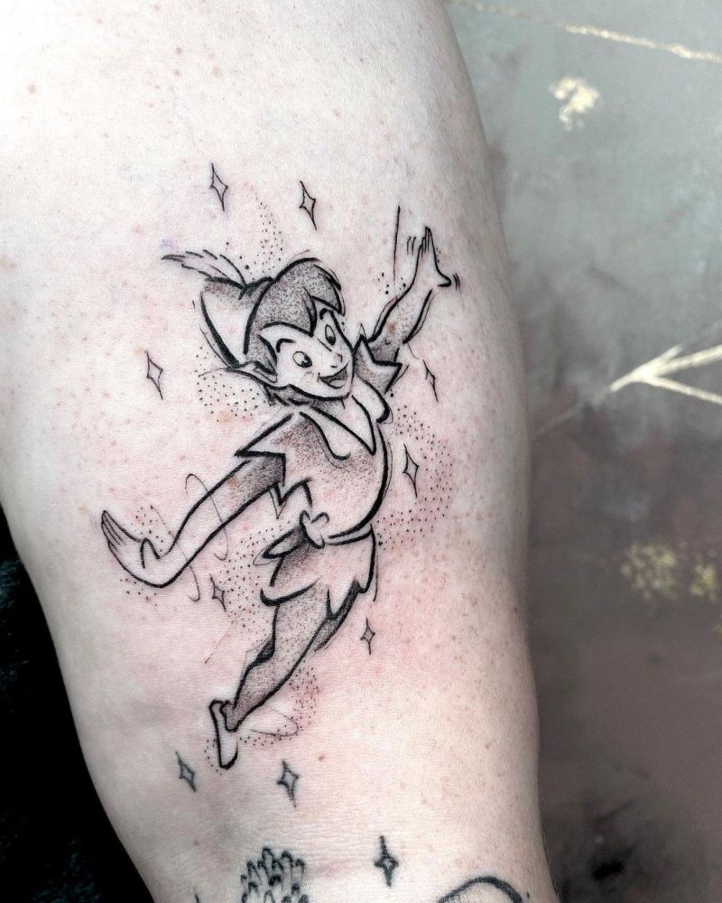 30 Unique Peter Pan Tattoos for Your Inspiration