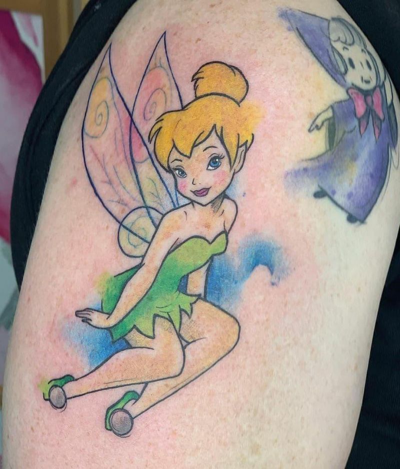 30 Pretty Tinker Bell Tattoos You Must Love