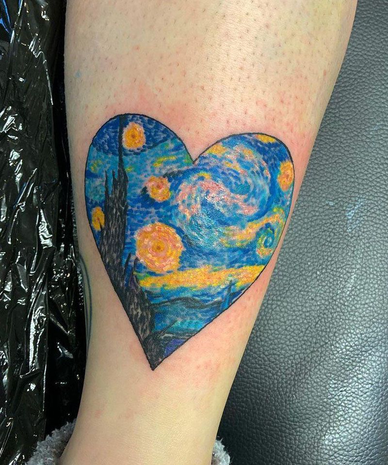 30 Pretty Van Gogh Tattoos for Your Inspiration