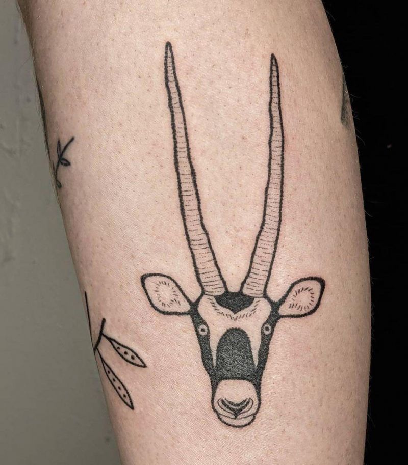 30 Pretty Antelope Tattoos You Will Love