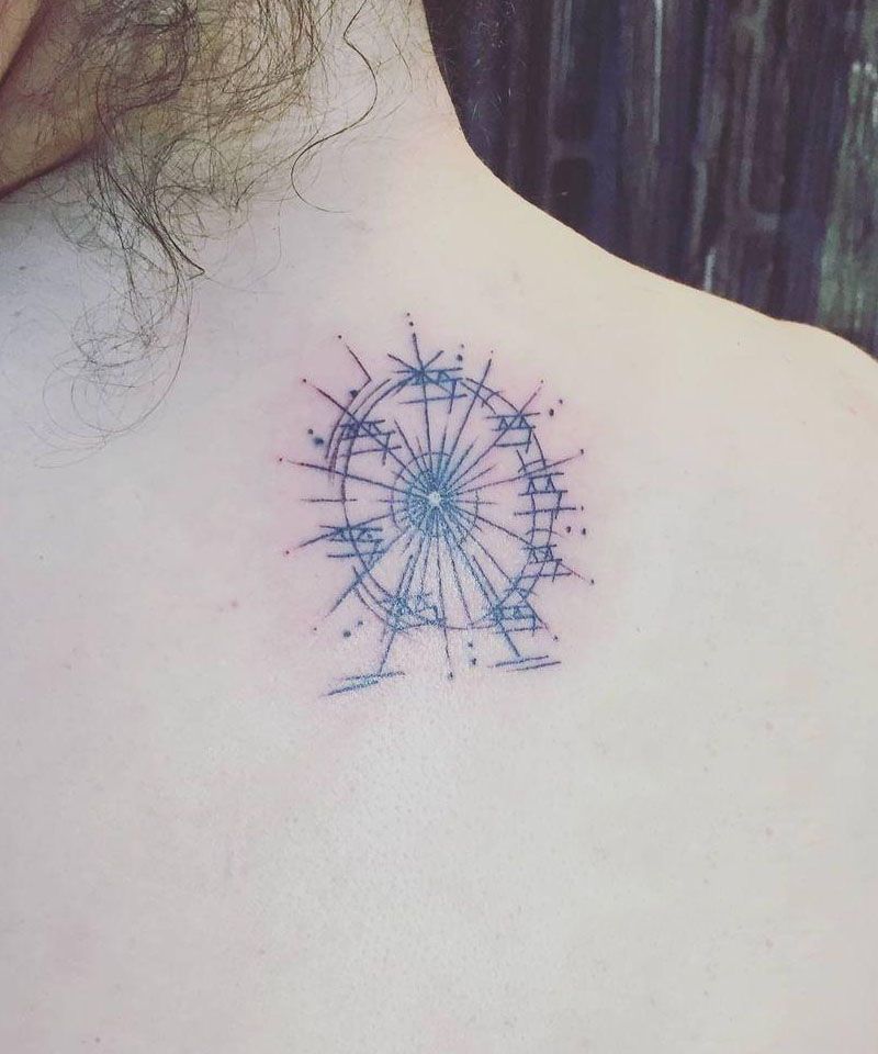 30 Pretty Ferris Wheel Tattoos You Must Try