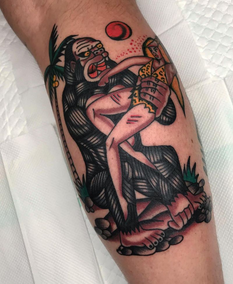 30 Amazing King Kong Tattoos You Must Love