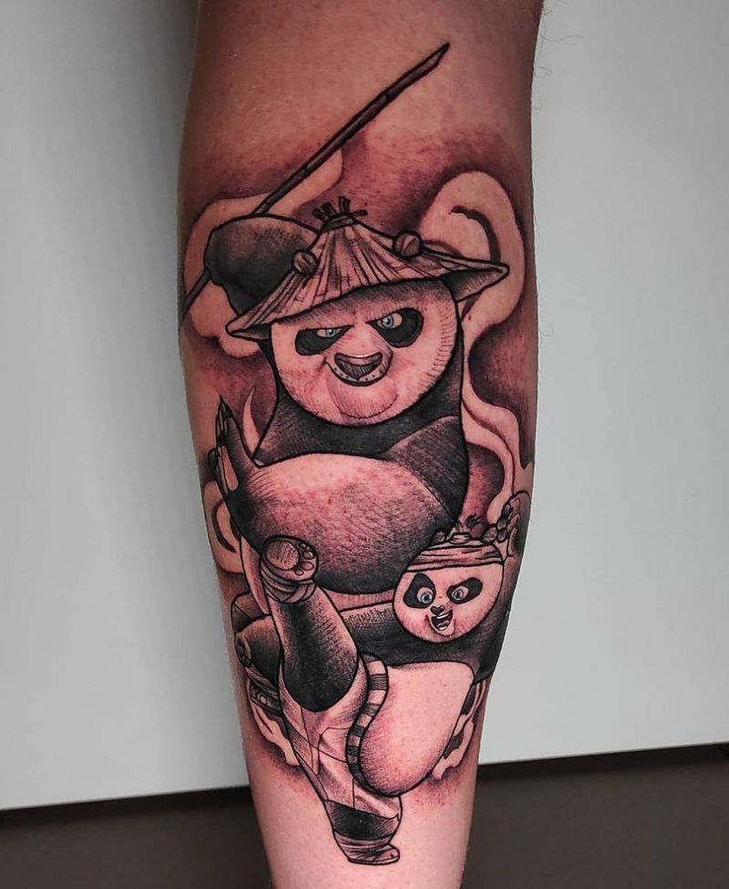 30 Cute Kung Fu Panda Tattoos You Must See