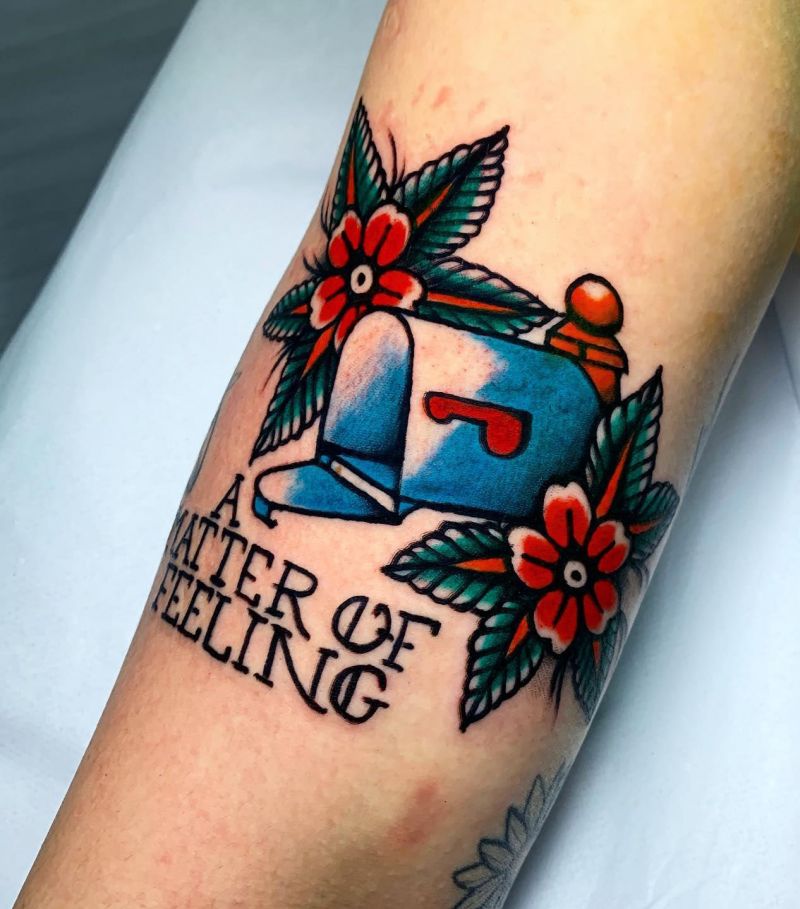 29 Unique Mailbox Tattoos Give You Ideas