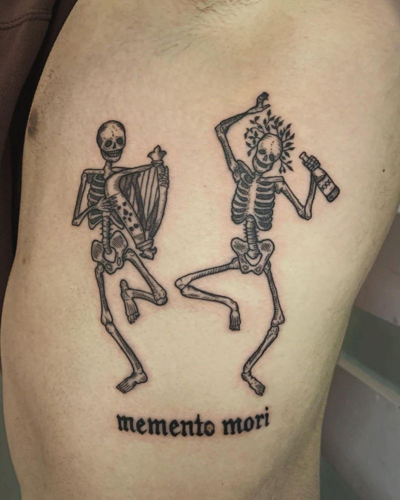 30 Unique Memento Mori Tattoos You Must Try