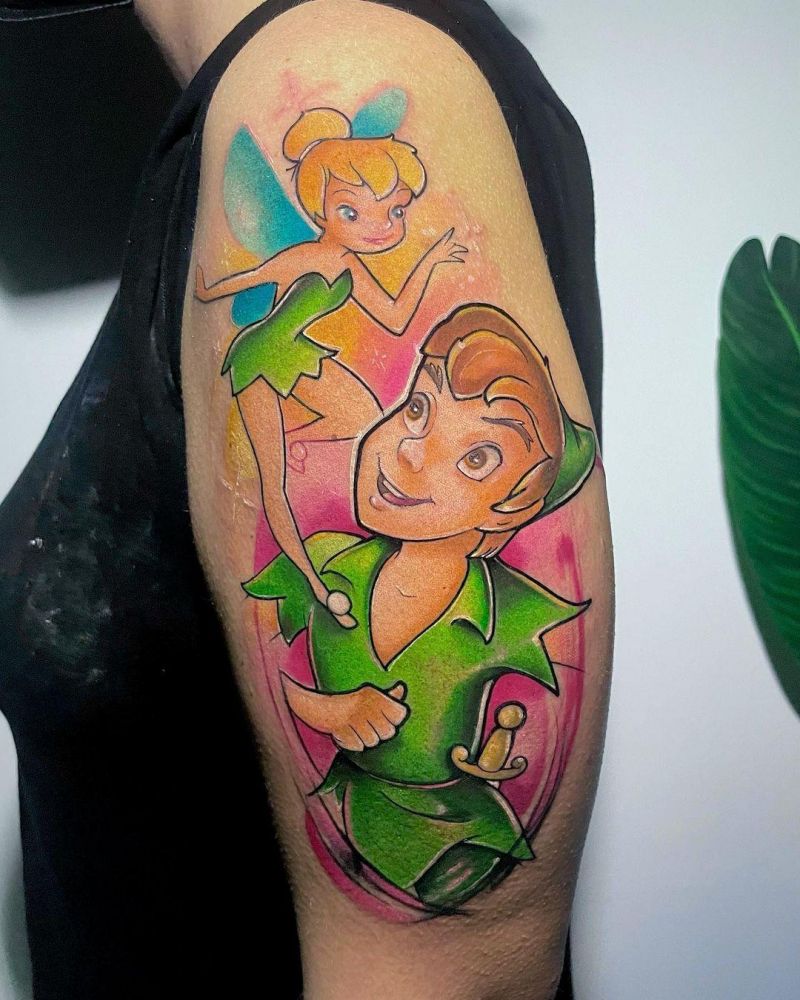 30 Unique Peter Pan Tattoos for Your Inspiration