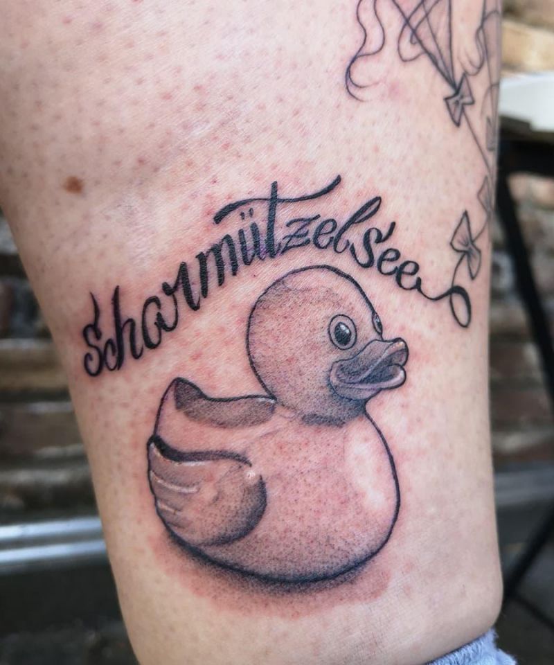 30 Cute Rubber Duck Tattoos You Can Copy