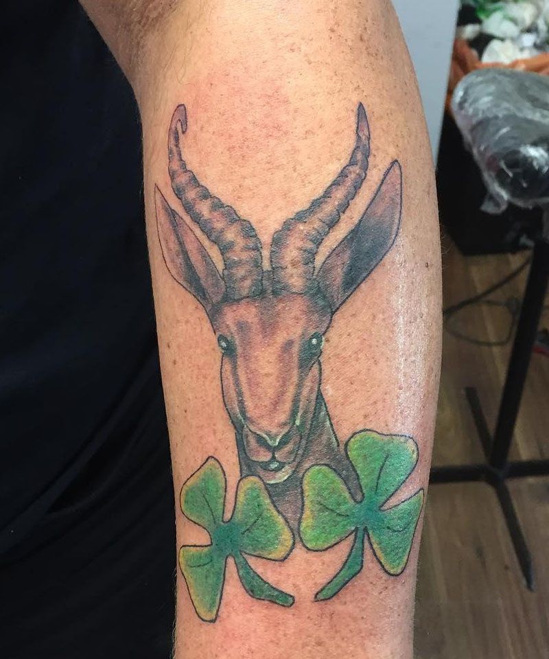 30 Unique Springbok Tattoos You Must Love