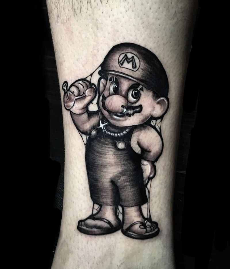 30 Unique Super Mario Tattoos You Will Love