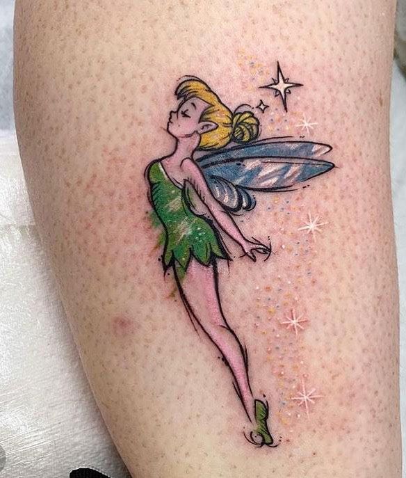 30 Pretty Tinker Bell Tattoos You Must Love