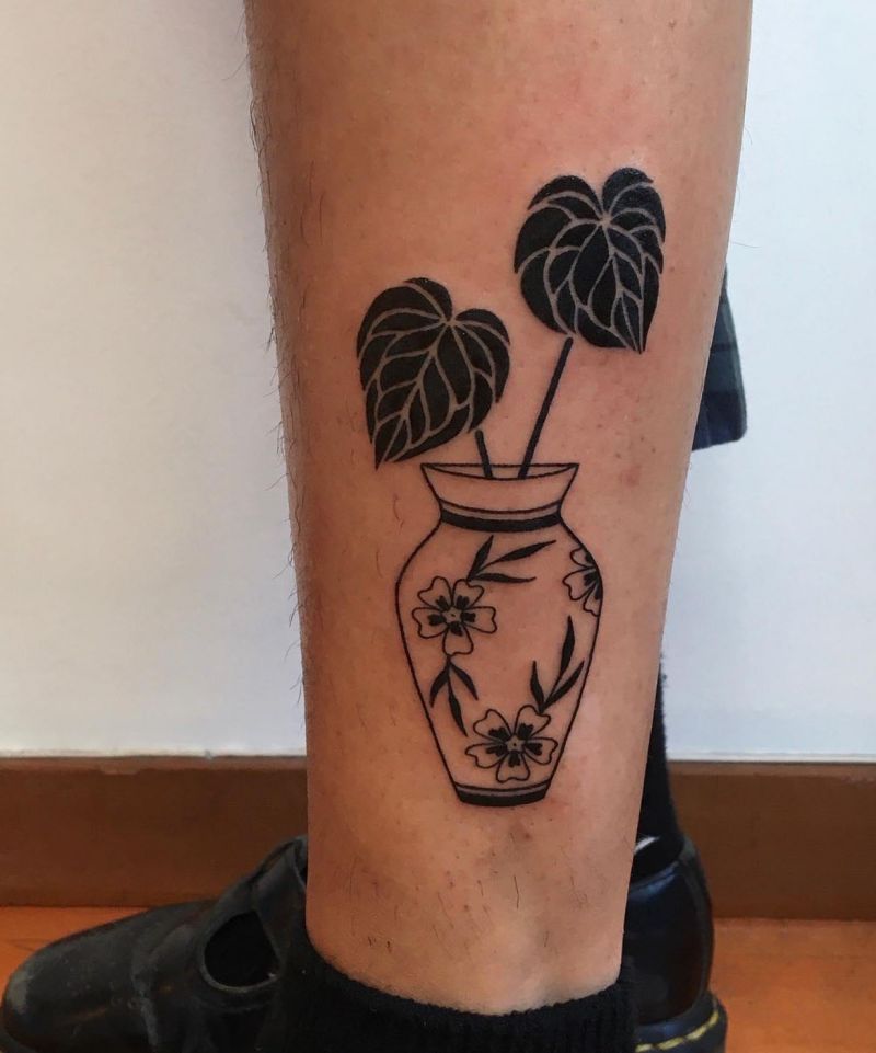 30 Pretty Anthurium Tattoos You Must Love