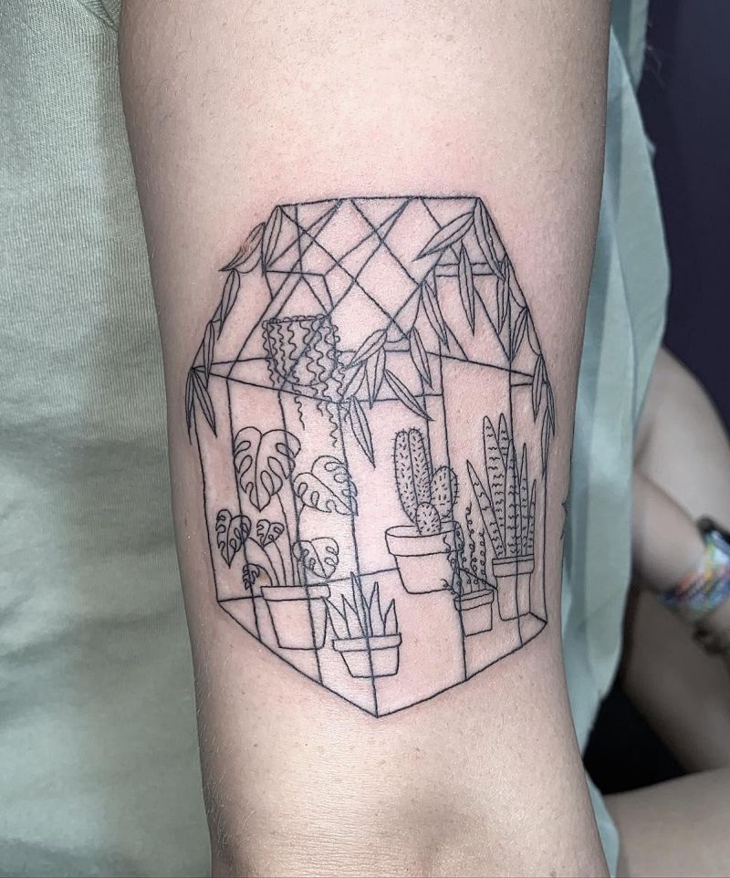 18 Unique Greenhouse Tattoos to Inspire You