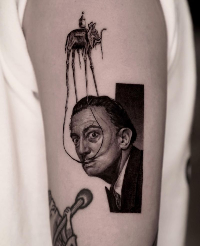 30 Unique Salvador Dali Tattoos to Inspire You