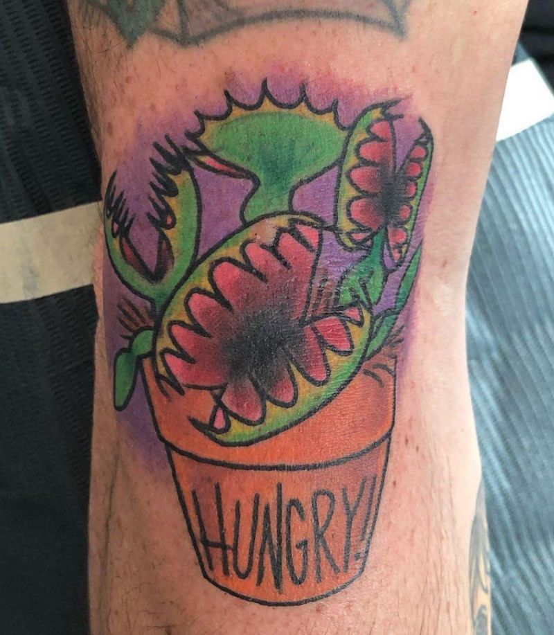 30 Unique Venus Flytrap Tattoos You Must Love