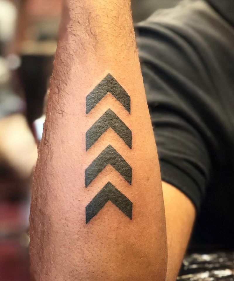 30 Unique Chevron Tattoos You Can Copy