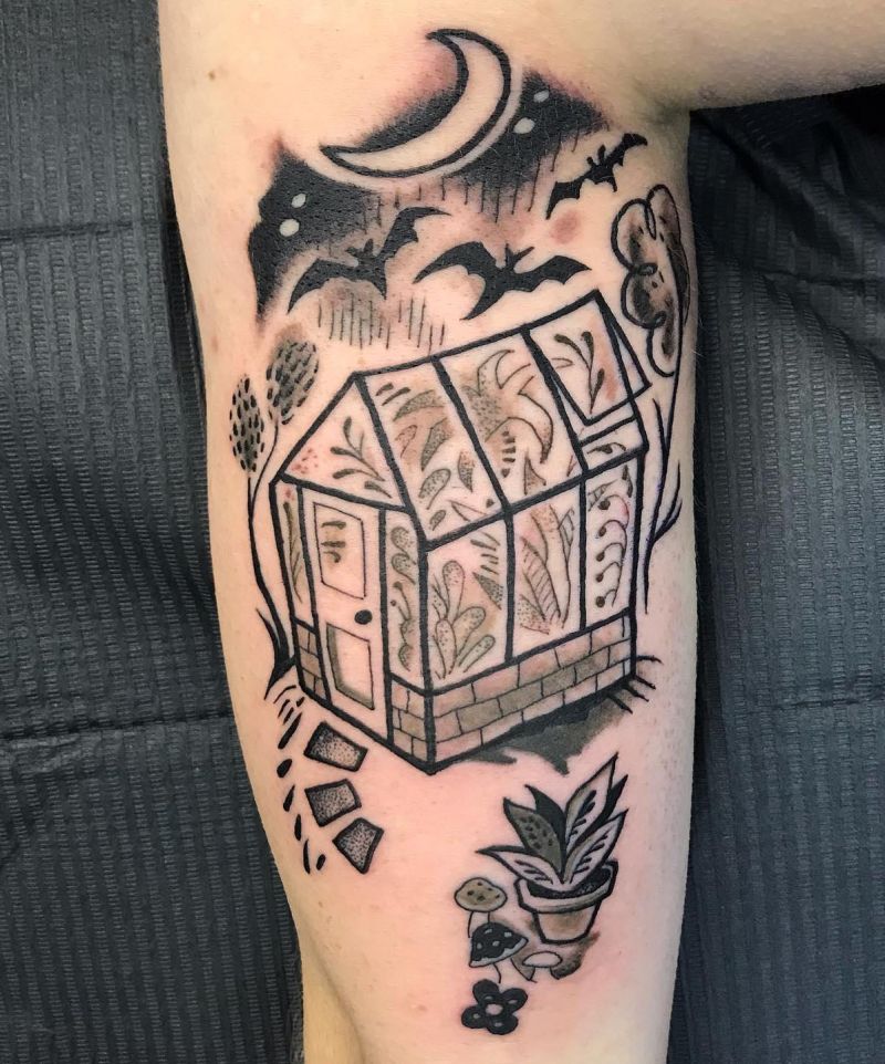 18 Unique Greenhouse Tattoos to Inspire You