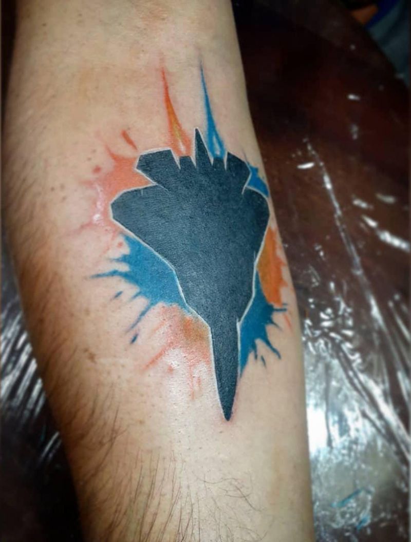 30 Great Jet Tattoos You Will Love