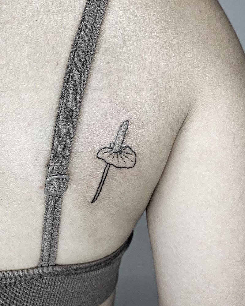 30 Pretty Anthurium Tattoos You Must Love