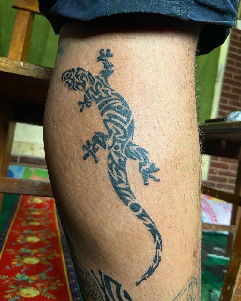 30 Exciting Gecko Tattoos You Must Love