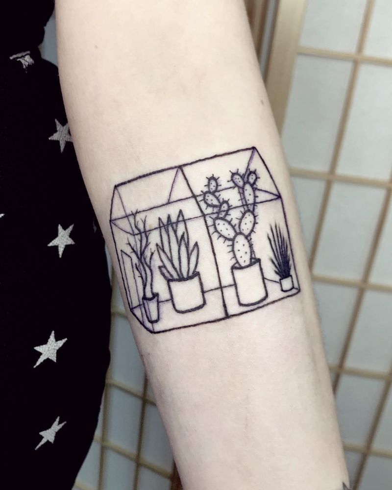 18 Unique Greenhouse Tattoos to Inspire You