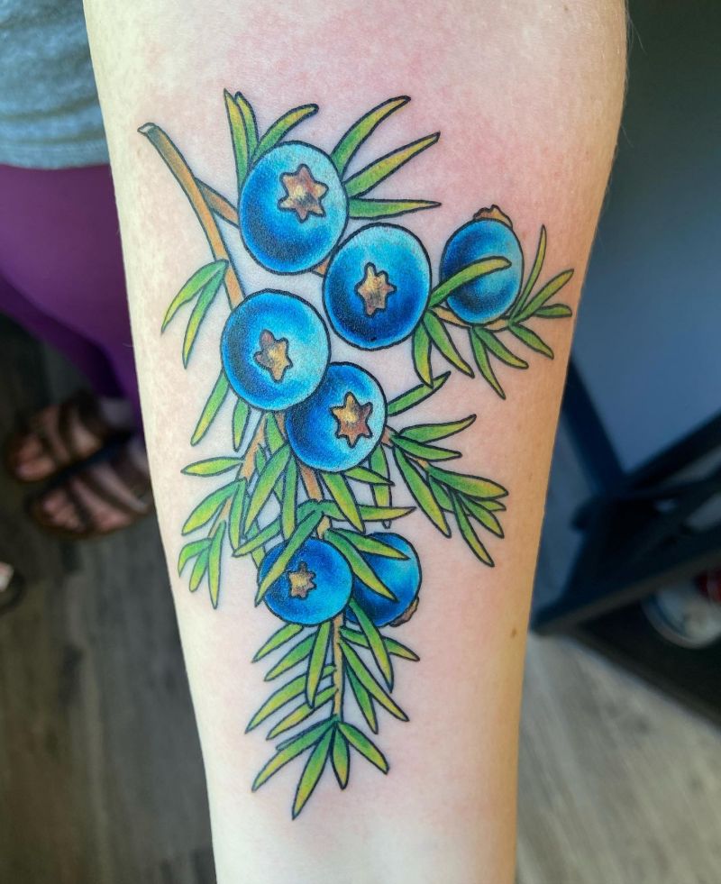 30 Pretty Juniper Tattoos to Inspire You