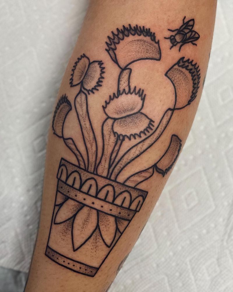 30 Unique Venus Flytrap Tattoos You Must Love