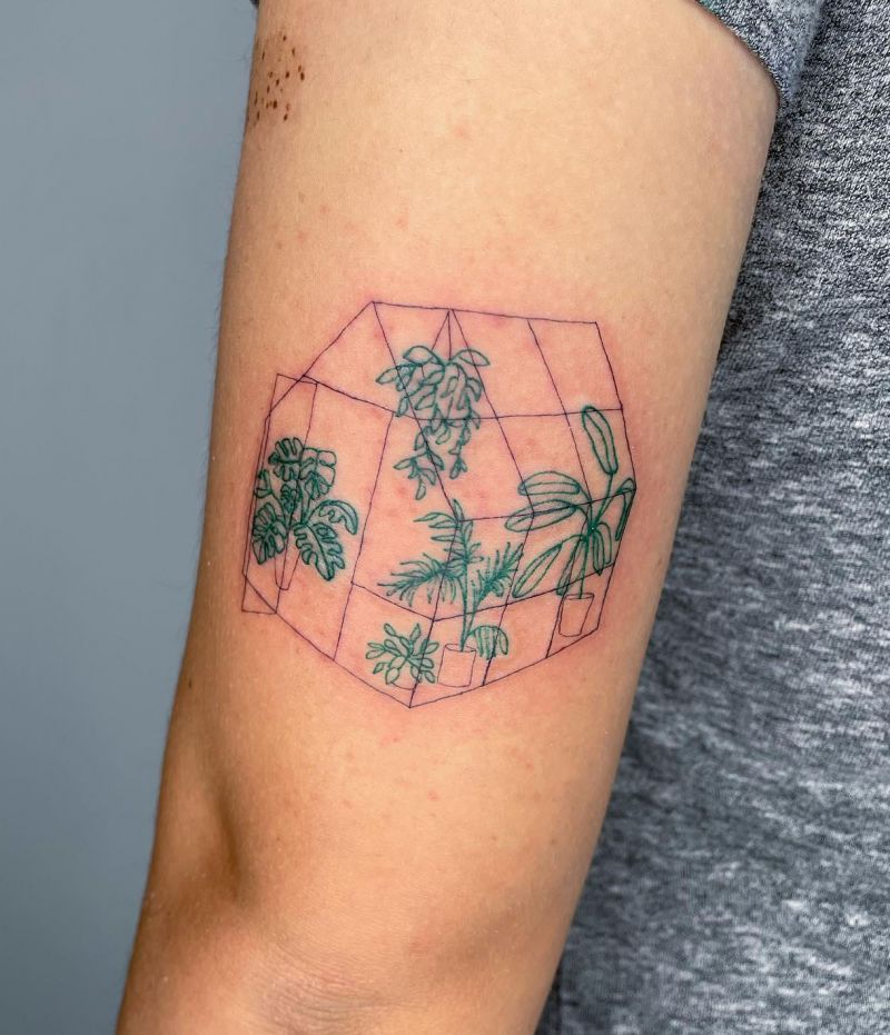 18 Unique Greenhouse Tattoos to Inspire You