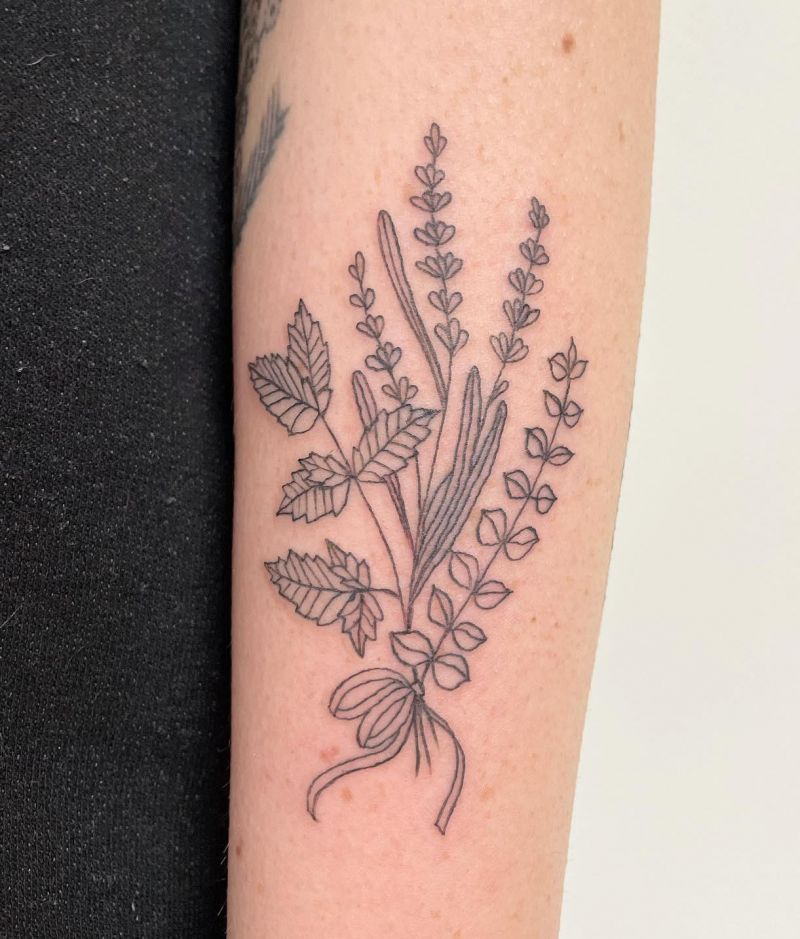 30 Pretty Mint Tattoos You Can Copy