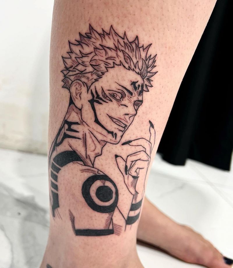 30 Unique Sukuna Tattoos Give You Ideas