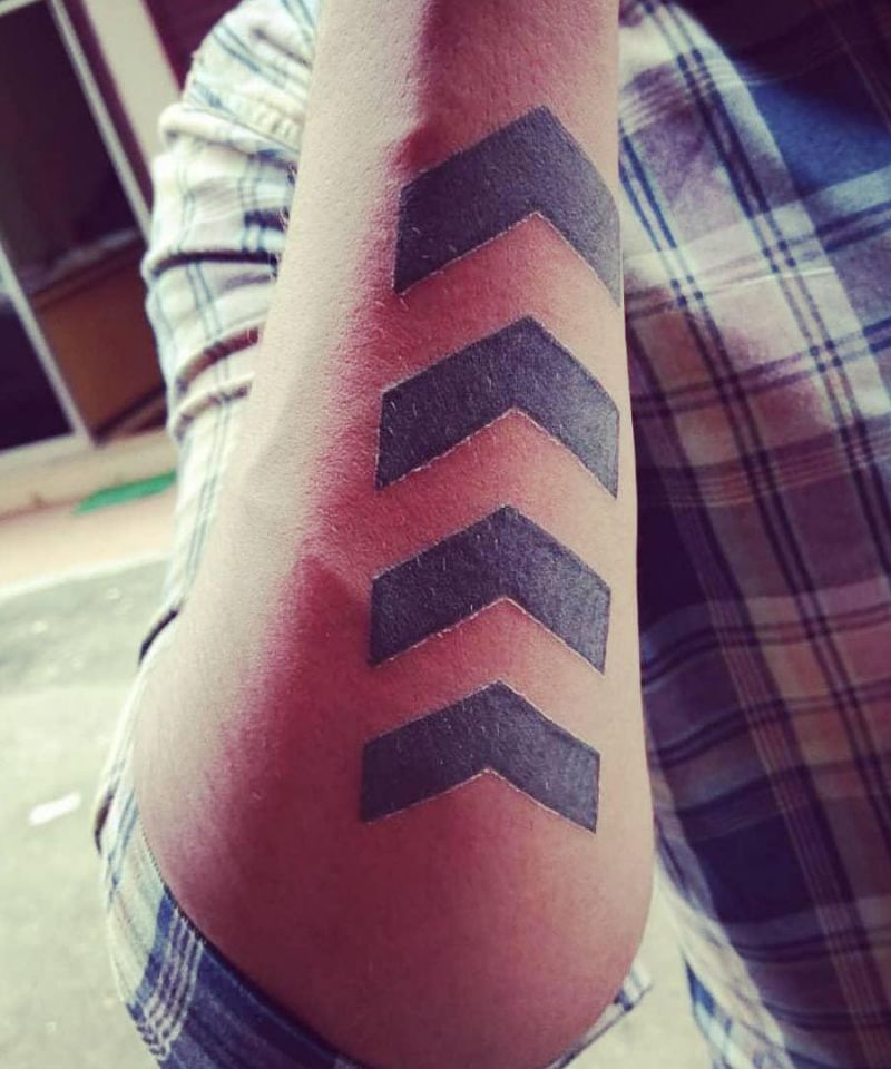 30 Unique Chevron Tattoos You Can Copy