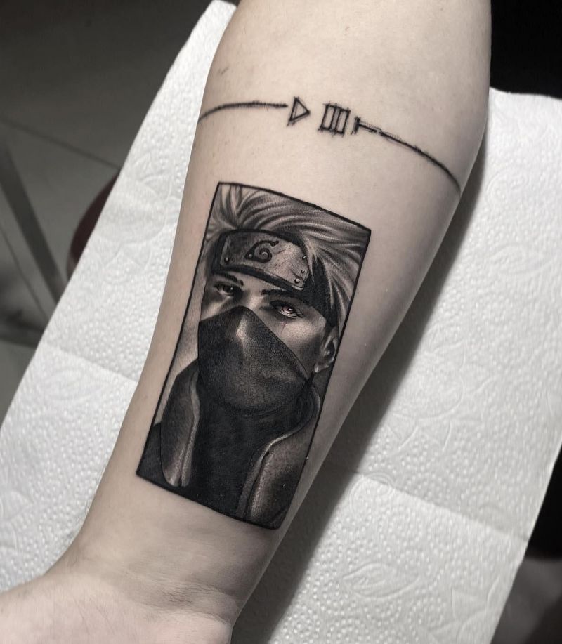 30 Great Kakashi Tattoos You Will Love