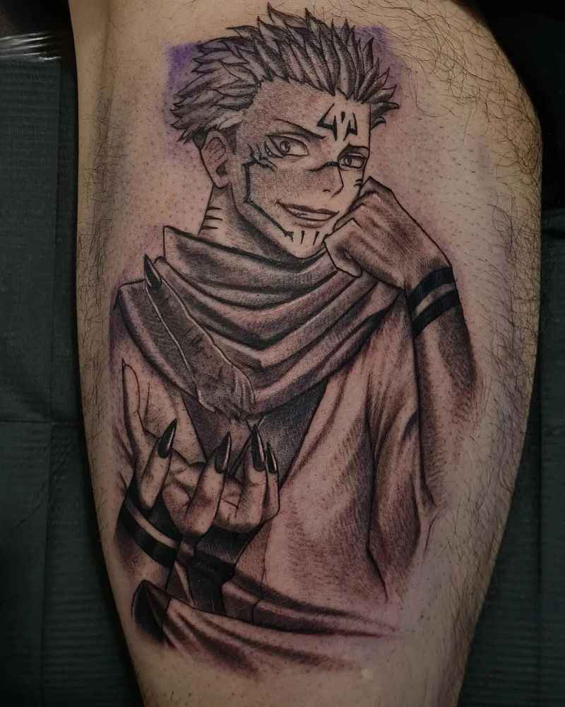 30 Unique Sukuna Tattoos Give You Ideas