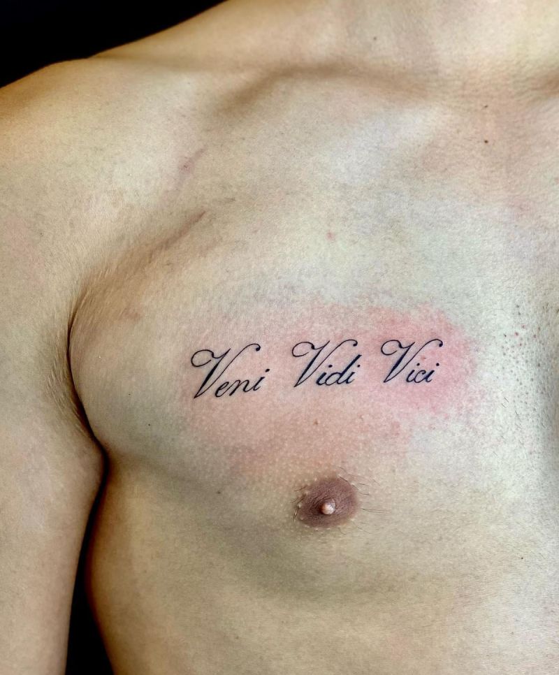 30 Unique Veni Vidi Vici Tattoos for Your Inspiration