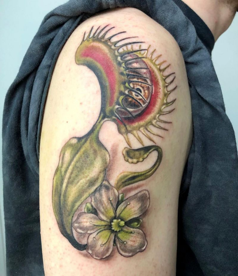 30 Unique Venus Flytrap Tattoos You Must Love