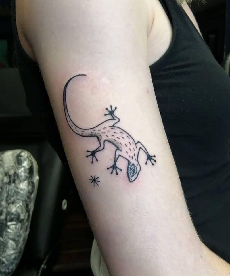 30 Exciting Gecko Tattoos You Must Love