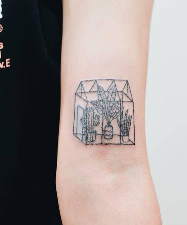 18 Unique Greenhouse Tattoos to Inspire You