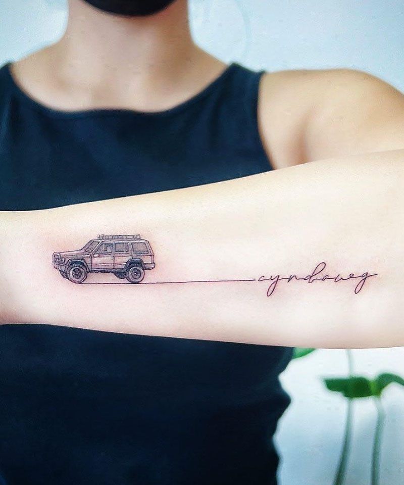 30 Unique Jeep Tattoos You Must Love