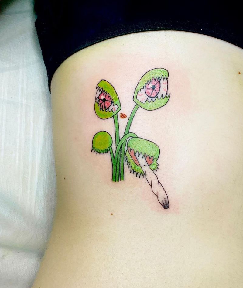 30 Unique Venus Flytrap Tattoos You Must Love