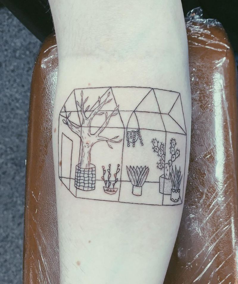 18 Unique Greenhouse Tattoos to Inspire You