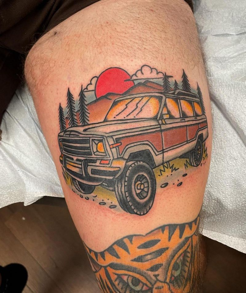 30 Unique Jeep Tattoos You Must Love