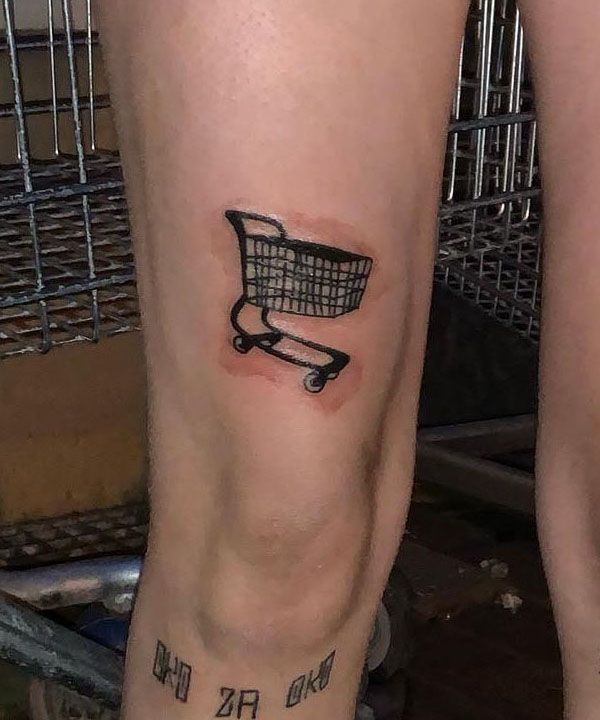 30 Unique Shopping Cart Tattoos You Can Copy