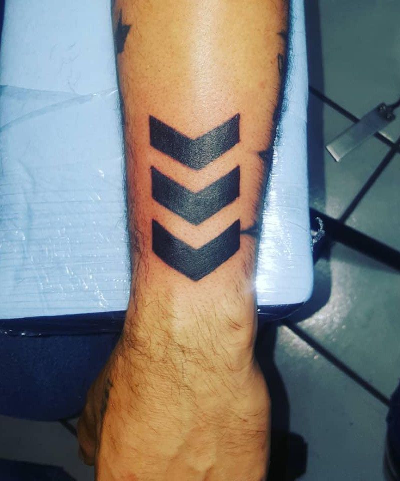 30 Unique Chevron Tattoos You Can Copy