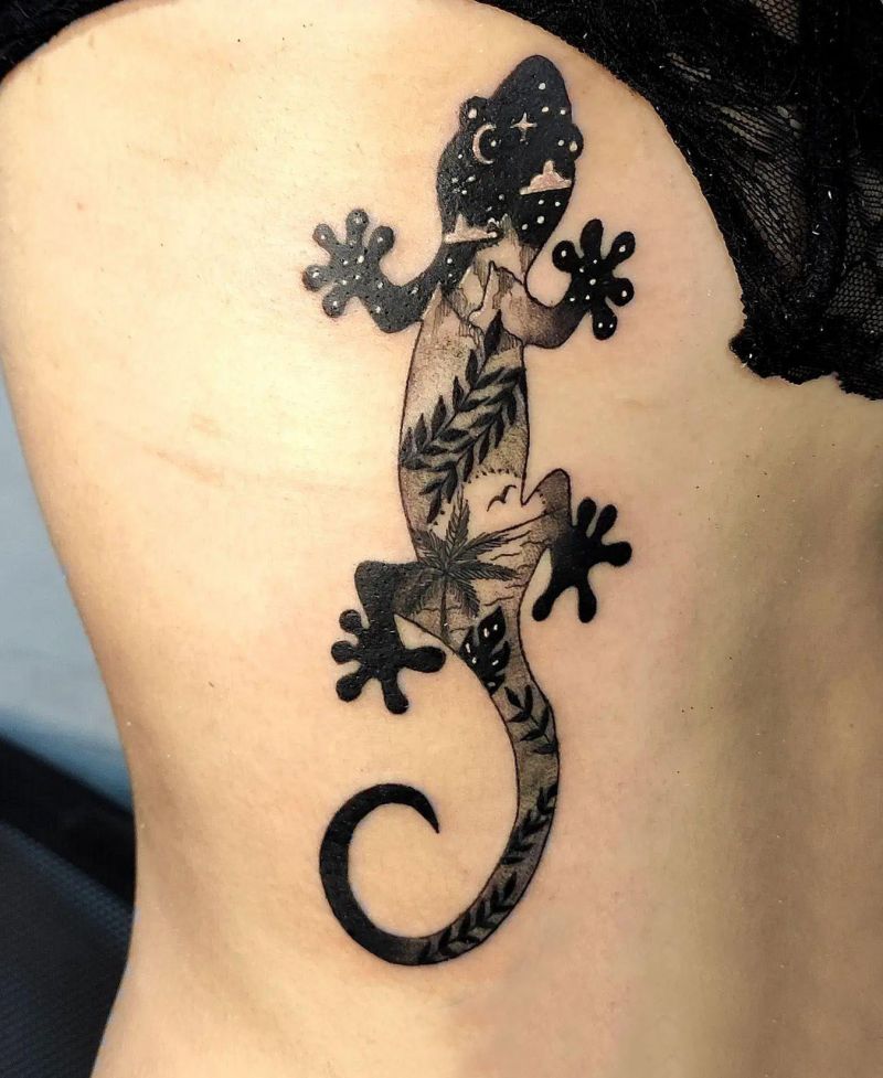 30 Exciting Gecko Tattoos You Must Love