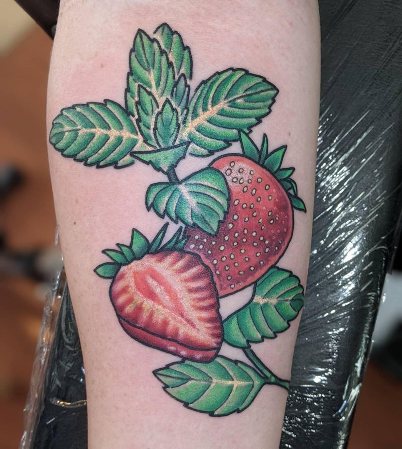 30 Pretty Mint Tattoos You Can Copy